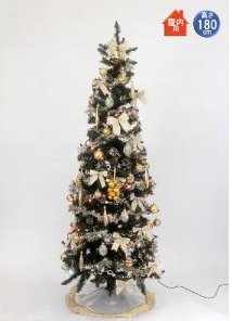 オーナメント付き 180cmクリスマスツリーがお得です おしゃれなクリスマスツリーを通販で買うならココ